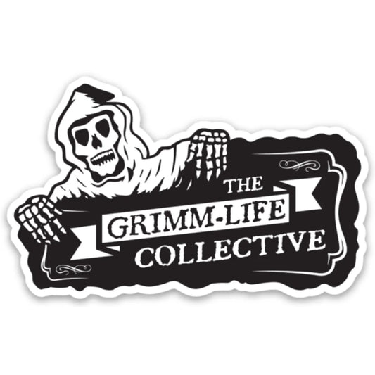 Magnet - White Grimm Life Ghoul Logo